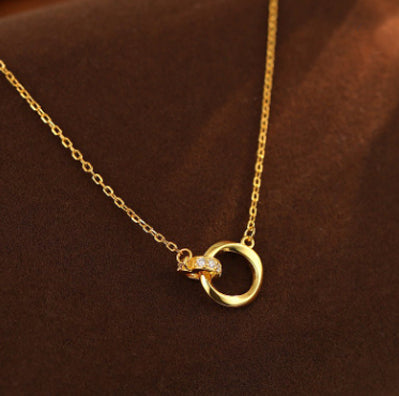 S925 Silver Mobius Double Ring Bracelet