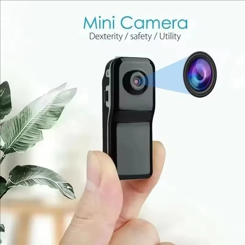 Portable Mini HD Body Cam | Nanny Cam & Security DVR | Wearable Video Recorder for Home & Office