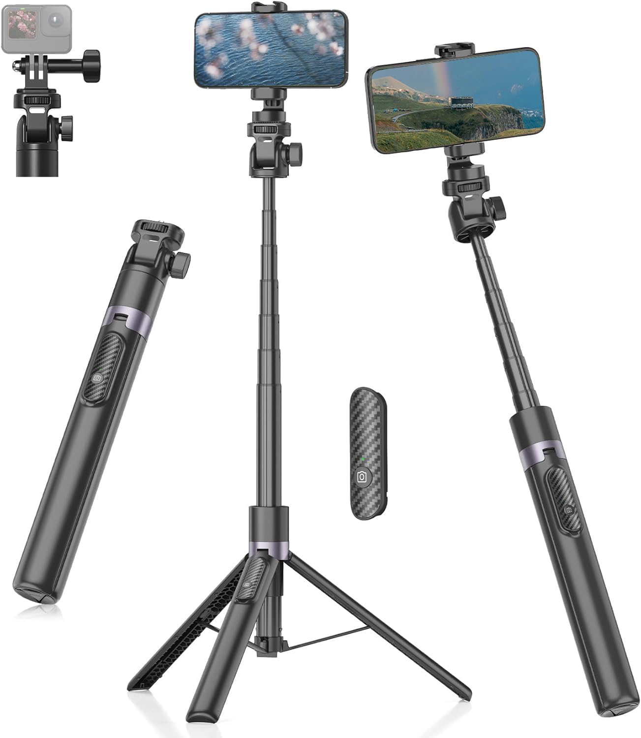 XT02 High-End Bluetooth Selfie Stick Tripod
