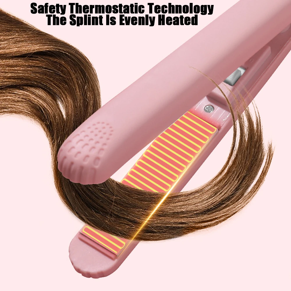2-in-1 Straightener & Curler | Fast Heat-Up, Salon Smooth Finish | Ceramic Flat Iron (Available in Multi-Colors)