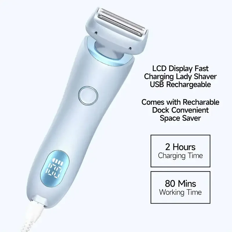 2-in-1 Waterproof Lady Shaver