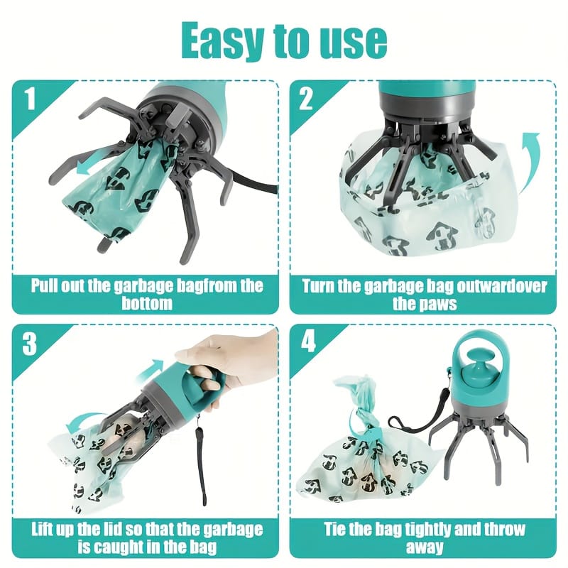 🐾portable dogs poop scooper